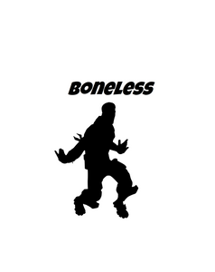 Fortnite | Emote "Boneless" Digital DXF | PNG | SVG Files!