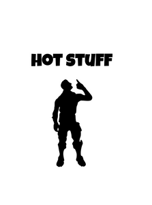 Fortnite | Emote "Hot Stuff" Digital DXF | PNG | SVG Files!